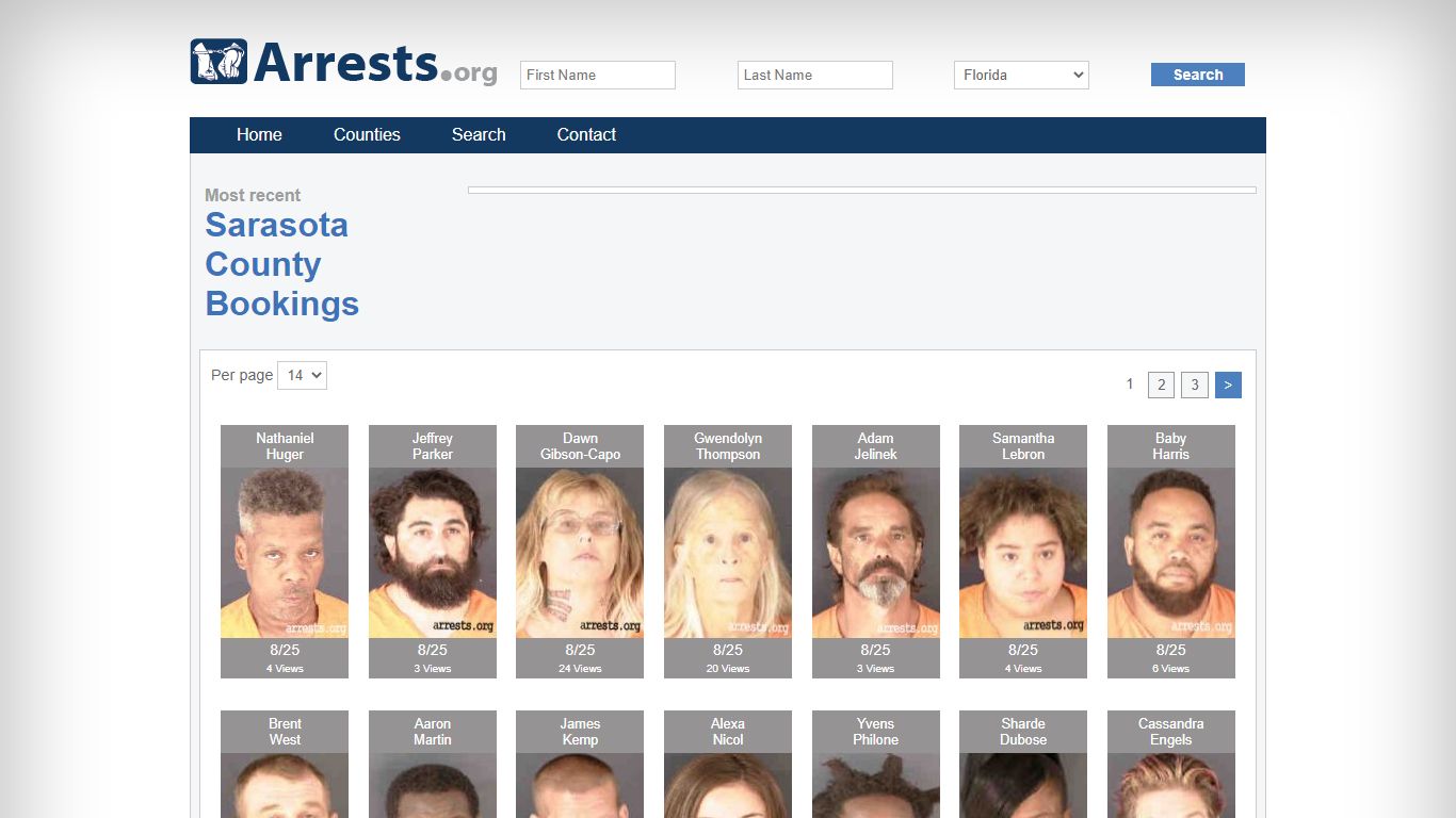 Sarasota County Arrests and Inmate Search