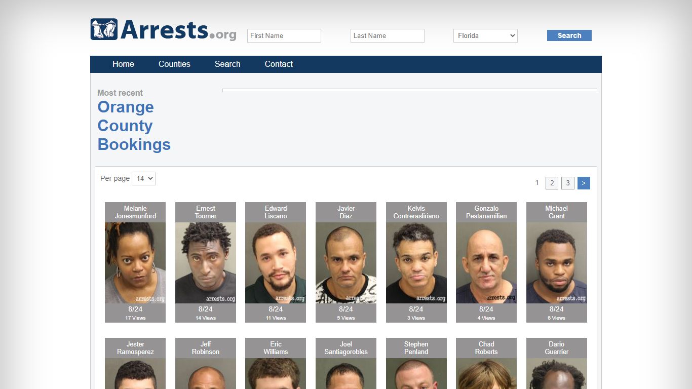 Orange County Arrests and Inmate Search