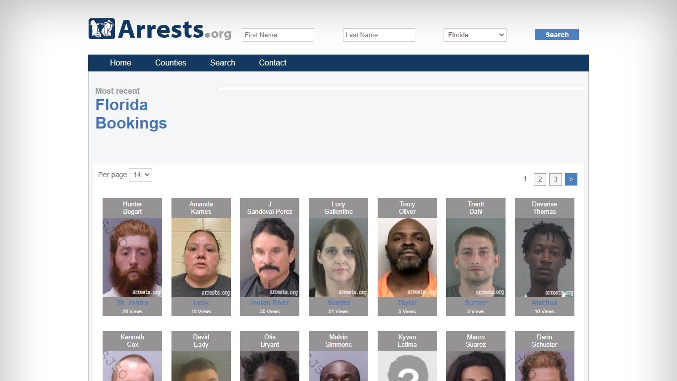 Search Florida Florida Jail Arrest Records